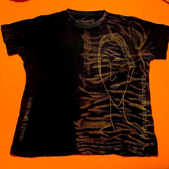 Black T-Shirt by Adolfo Dominguez in Medium - Picture 1 of 5